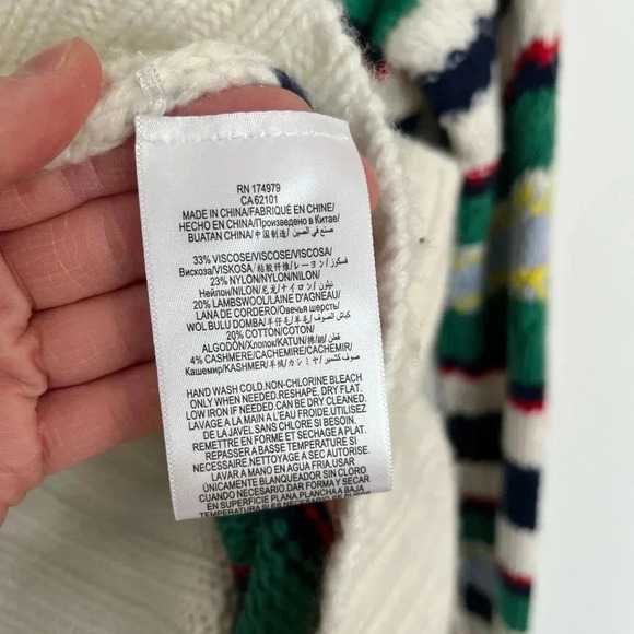 BCBG NWT Colorblock Knit Sweater Dress Oversized Fit XS - Picture 7 of 9